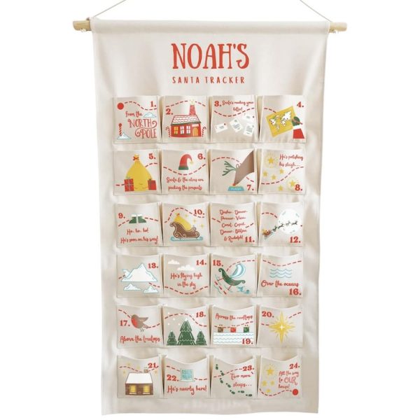 Santa Tracker Fabric Calendar